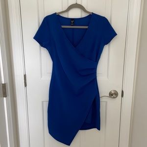 Blue Bodycon Formal Dress